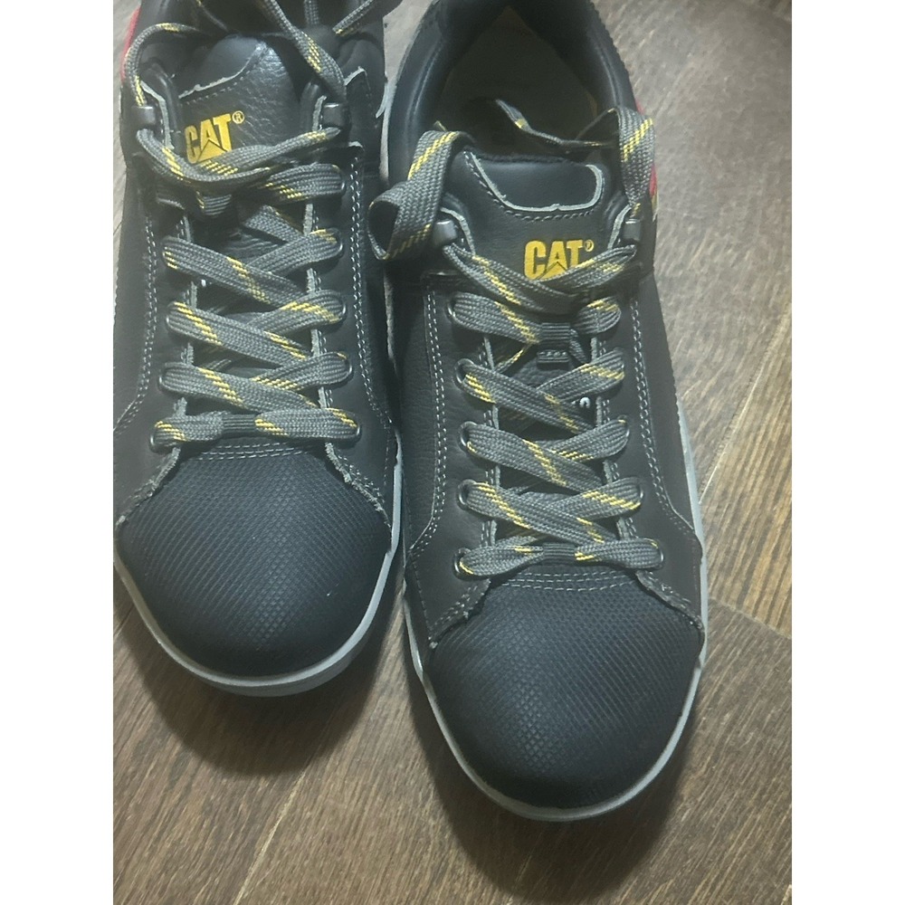 Caterpillar Men Brode Steel Toe Work Shoe Work Shoes Leather-And-Mesh Size 10